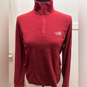 North Face Burgundy/ red pullover